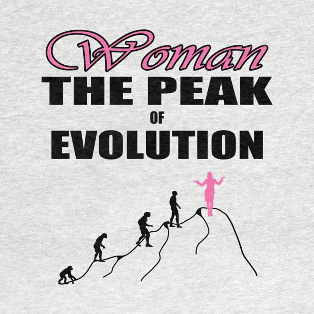 Woman peak of evolution by Mamon